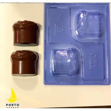 Imagem de Molde Para Chocotone Pequeno Recheado, Forma Especial Em 3 Partes Cod 82 - Porto Formas