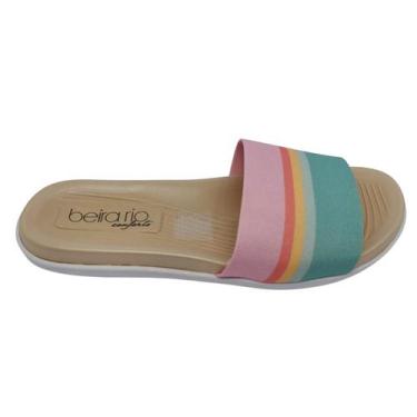 Imagem de Chinelo Feminino Slide Colorido Rainbow - Beira Rio