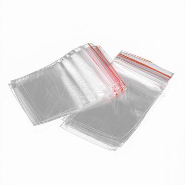 Imagem de 100 Sacos Ziplock Plástico Transparente Saquinhos Muitas Medidas - Tal