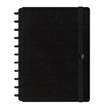 Imagem de Caderno De Disco ISCOOL Inteligente G Solid Touch Linho Preto