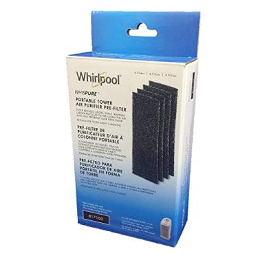 Imagem de Whirlpool 817100, pacote com 4, pré-filtros de carbono de 1 ano inteiro para torre portátil modelo APMT2001M, 10 x 28 cm