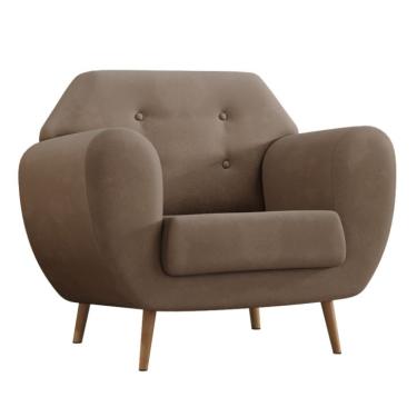 Imagem de Poltrona Beegees Suede Bege