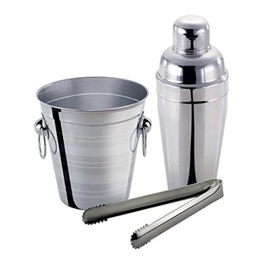 Imagem de Kit Bar Coqueteleira e Balde c/ pegador Inox