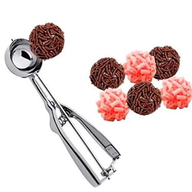 Imagem de COLHER DE SORVETE C/ EJETOR DIAM 3,5CM TAM 20CM