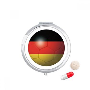 Imagem de Caixa de armazenamento de medicamentos com bandeira nacional da Alemanha de futebol americano
