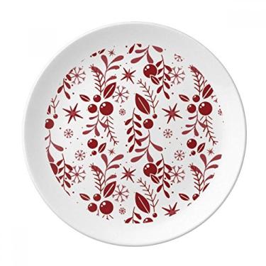 Imagem de Prato de decoração de Natal, vermelho, branco, decorativo, porcelana, salver, louça, jantar