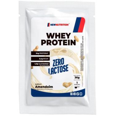Imagem de Sachê Whey Protein Concentrado Zero Lactose 36G Amendoim Newnutrition