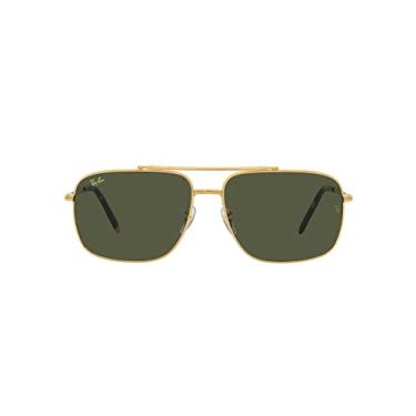 Imagem de Óculos de Sol Ray-Ban 0RB3796 919631 Tam 62 / Ouro - Lentes Verde