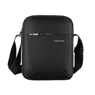 Imagem de Bolsa Executiva Transversal Masculina Mochila Pequena De Ombro Resistente À Água Premium Para Viagem Com Acabamento Fino - TIGERNU