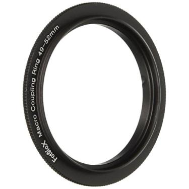 Imagem de Fotodiox 49mm - 52mm, 49-52mm Macro Close-up Reverse Ring, Anodizado Black Metal Ring, para Nikon, Canon, Sony, Olympus, Pentax, Panasonic, Samsung Camera