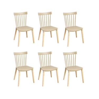 Imagem de Kit 6 Cadeiras Para Sala De Jantar Roma  Fendi - Fratini Móveis