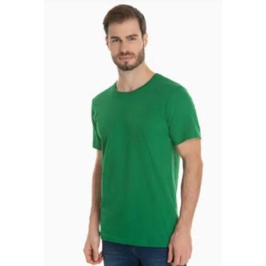 Imagem de Camiseta Masculina De Algodão Premium Verde Bandeira - Mirante