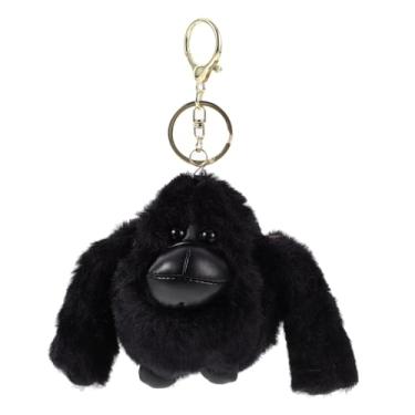 Imagem de STAHAD lindos chaveiros de pelúcia porta-chaves brinquedos de carros animal chaveiro com pingente de gorila de pelúcia pingente de pelúcia carro criativo Charme boneca bebê acessórios