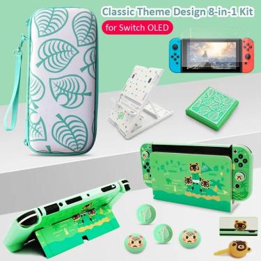 Imagem de Bolsa de armazenamento estilo animal para Nintendo Switch  capa protetora OLED  estojo  acessórios