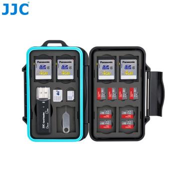 Imagem de JJC-Memory Card Case  SD Memory Card Holder para SD SDHC SDXC Micro SD  MicroSD TF Micro SIM  Nano