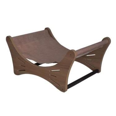 Imagem de Cama Rede Gato Cachorro Pet MDF Espreguiçadeira Moderna AM