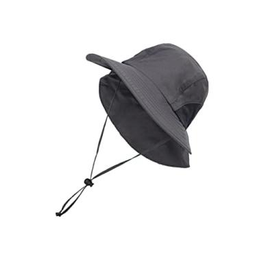 Imagem de GALPADA chapéu de praia bucket hat chapéu de adulto chapéu de proteção solar verão chapéu solar senhoras chapéu de sol feminino boné panamá ar livre visor solar chapéu boonie Senhorita