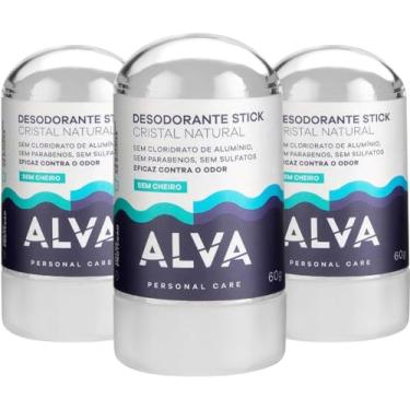Imagem de Kit 3 Desodorantes Stick Kristall Sensitive -60g Alva Naturkosmetik, Alva Personal Care