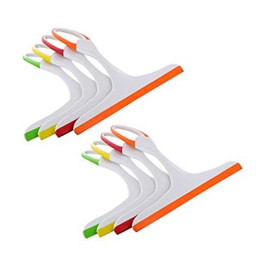 Imagem de Conjunto de 2 rodinhas de vidro para box de janela de 24,13 x 22,86 cm com design fino da marca Black Duck de cores sortidas, Green, Yellow, Orange, Red