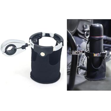 Imagem de RUNNING PANTHER Suporte de copo de motocicleta, 22 mm, 25 mm, 32 mm, calibre, guidão, suporte universal para garrafa de água, copo de bebida, com bola giratória de 360° para Harley/Carro/Bicicleta/Caiaque/ATV/UTV/Barco/Canoa/Scooter/Andador