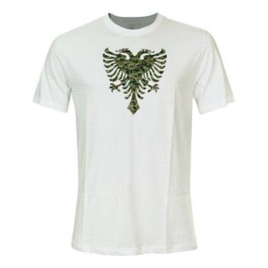 Imagem de Camiseta Cavalera Indie Águia Camo Branca Masculina-Masculino