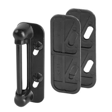 Imagem de Prime-Line Produtos K 5004 Prime-Line Resiliente Spring Strike Plate, para uso com trava interna rígida, alumínio, pintado, preto