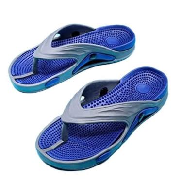 Imagem de Chinelos de massagem massageadores de pés masculinos chinelos de massagem de acupressão sandálias, chinelos de casa para homens indoor ao ar livre chinelos domésticos respiráveis ​​spa pé sa