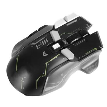 Imagem de Mouse Bluetooth, Mouse Sem Fio Bluetooth Recarregável (modo triplo: BT + 2.4G + Com Fio), 11 Botões, Mouse para Jogos Silencioso para Computador Laptop, Win7/8/10/Android/Mac/IOS