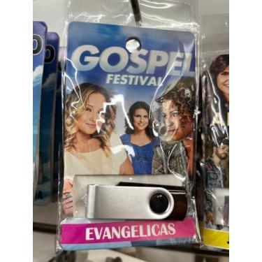 Imagem de pen drive com musicas gravadas diversas pendrive gravado generos GOSPEL FESTIVAL EVANGELICAS