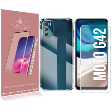 Imagem de Pelicula Vidro + Capa Anti SHOCK Compativel Moto G42 XT2233 6.4 - Luiz