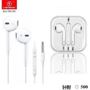 Imagem de Fone De Ouvido P2 Branco Qualidade De Som - KA-701 - DS