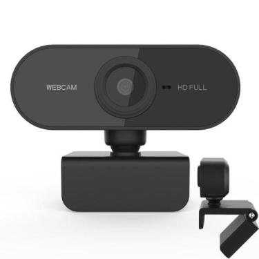 Imagem de Câmera Webcam Full Hd 1080p 30fps Preto Vídeo chamada Call - Home Good