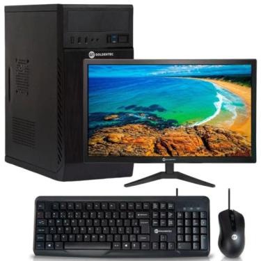 Imagem de PC Completo Intel Core i3, 4GB, SSD 120GB + Monitor 21,5" FHD Flat 60H
