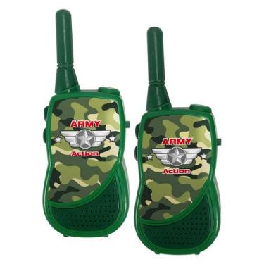 Imagem de Walk Talk Rádio Comunicador Infantil Army Action Meninos - Dm Toys