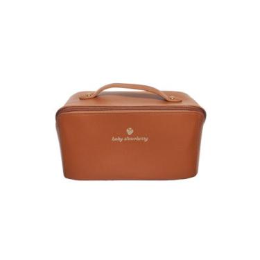 Imagem de Necessaire Qualis Baby Strawberry Marrom NS2304