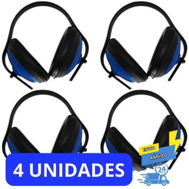 Imagem de Abafador De Ruído e Som Autista 15Db Protetor Ouvido Concha Proteção S