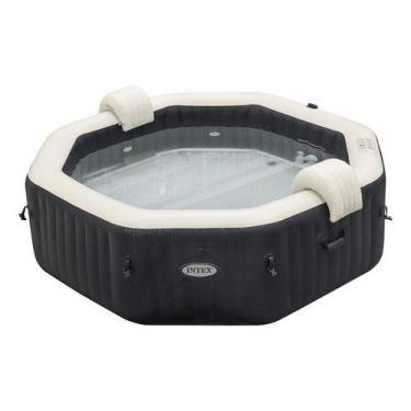 Imagem de Piscina Spa Inflavel Hidromassagem 4 Pessoas 127v - Intex, Preto