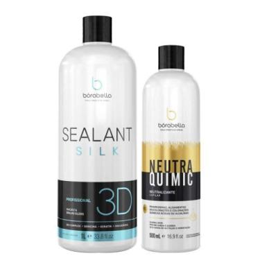 Imagem de Selagem Sealant Silk 3D 1l + Neutralizante Neutraquimic 500ml - Borabe