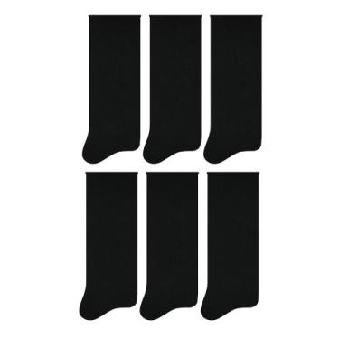 Imagem de Kit Com 6 Pares De Meias Selene Masculina Anatômicas Sem Punho Não Ape
