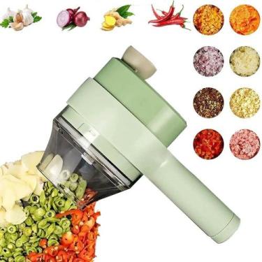 Imagem de Cortador Fatiador Verduras Frutas Legumes Processador Inox - SWEET HOM
