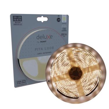 Imagem de Fita Led Luce Cob 5 Metros 8w/m 320 leds Branco Neutro 4000k - Avant, 