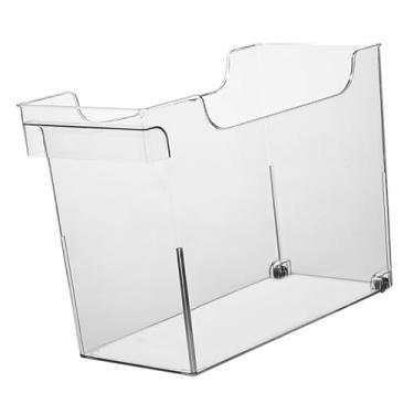 Imagem de Organizador de Caixas de Armazenamento Transparentes de Cozinha para Tampas de Panelas e Caixas de Especiarias Convenientemente Colocadas No Balcão da Cozinha ou No Armário