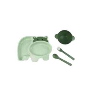 Imagem de Conjunto Papinha Infantil Bebe Refeição Pote Garfo Colher - Clink, Ver