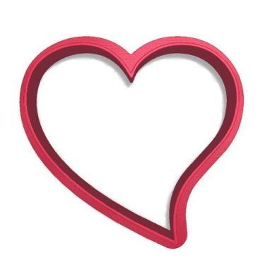 Imagem de Cortador Biscoito Pasta Coração Fofura Amor Curvado - DOCE IMPRESSO, 8