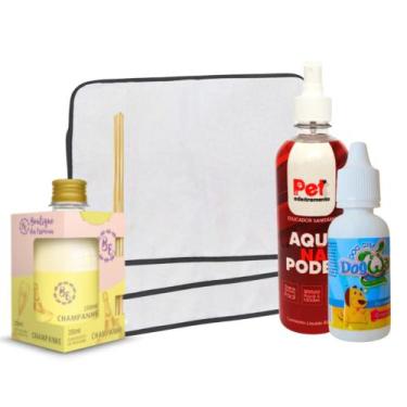 Imagem de Kit 6 Tapetes Higiênicos Pet +  Difusor de Ambiente C 250ml + Xixi Sim