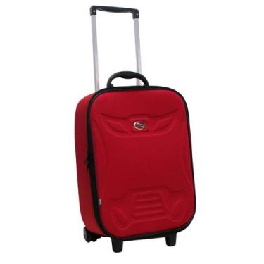 Imagem de Mala de viagem média forrada semi-rígida grotaferrata, M, Vermelho