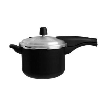 Imagem de Panela de Pressão Tramontina Vacouver Effect 4,6 Litros, 4,5L, Preto e