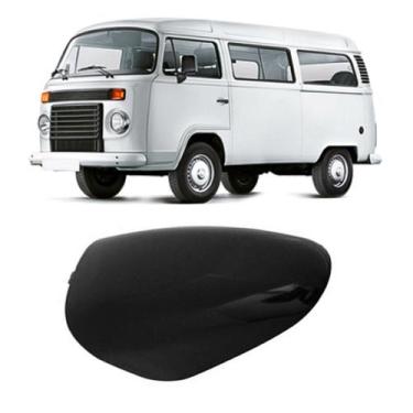 Imagem de Tampa Retrovisor Volkswagen Kombi 98 a 2014 Esquerdo Preto - Blawer