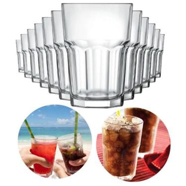 Imagem de Jogo de Copos Vidro Nadir Bristol Agua Suco 410ml 12 Peças