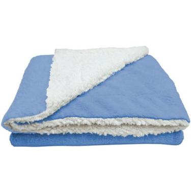 Imagem de Manta Pet Inverno lã Cores Variadas - iCasa, Azul